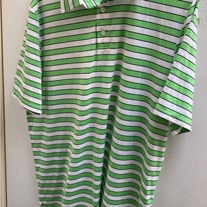 Men's Polyester Striped Polo Golf Shirt by RLX Ralph Lauren